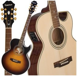 Epiphone PR-5E Acoustic-Electric Guitar, Shadow Preamp, Black