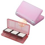 Pink Soft Silicone Skin Case Cover + Game Card Case  Holder Box for Nintendo DS Lite NDSL