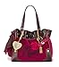 Juicy Couture Rose Velour Daydreamer Bag Grappa