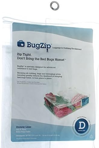 BugZip Bed-Bug Resistant Drawer Liner Encasement, BZ400 by Vantzen Products