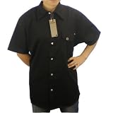 Womens G-Star Raw Designer Black Short Sleeve Shirt - Xlarge