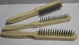 Produkt-Bild: Stahlb&uuml;rsten SET 3 Teilig / 3 St&uuml;ck Drahtb&uuml;rste, Stahlb&uuml;rste, zum Befreien von Rost und Farbe, 40327