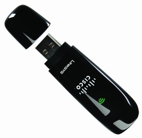 Linksys WUSB600N Wireless-N USB Network Adapter mit Dual-Band refurbished