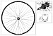 Wheel Master Hybrid/Comfort Front Wheel, 700 x 35c, Bolt On, Silver