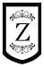 Monogram Regalia Garden Size Flag - Z