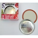 Bernardin Mason Jar Lids - Standard - Swirls by