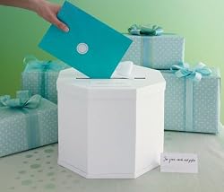 Martha Stewart Gift Card Box, White Eyelet