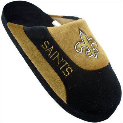 New Orleans Saints NFL Low Profile House Slippers Xlarge