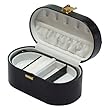 Black Oval Jewelry Valet Organizer