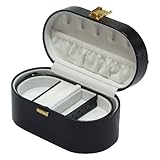 Black Oval Jewelry Valet Organizer