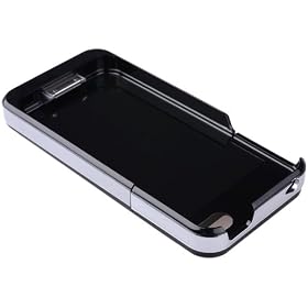 DGM - ICB01-TB218B - Coque de protection avec batterie int�gr� pour iPhone -1680mAh - Noir/Argent