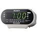 Sony ICF-C318 Automatic Time Set Clock Radio with Dual Alarm (White)