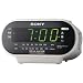 Sony ICF-C318 Automatic Time Set Clock Radio with Dual Alarm (White)