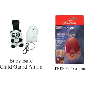 Baby Bear Child Guard Electronic Alarm with Free Bonus Panic Alarm