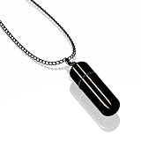 Power Bullet MiVibe 29 Chain Necklace with Detachable 3-Speed Power Bullet, Black Necklace/Black Bullet