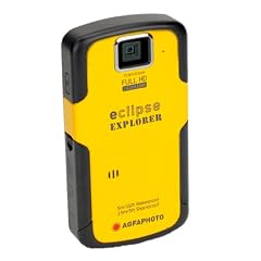 AgfaPhoto Eclipse Explorer 3D  Digitaler Camcorder (4 -fach opt. Zoom, Flash MB HD Videos) Inkl. Software-Paket gelb