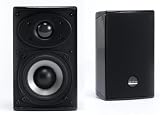 Athena WS-15 Wall-Mountable 3-Way Front/Center Speaker, Pair (Black)