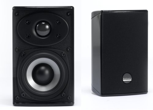 Athena WS-15 Wall-Mountable 3-Way Front/Center Speaker, Pair (Black)