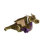 Plush Flashing Sword Green Dragon 11"