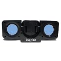 INSTEN Folding Stereo Speaker - Black