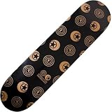 Foundation S&M Dots Skateboard Deck - 7.5 in. x 31.75 in. - Black