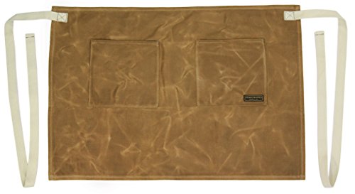 Readywares Waxed Canvas Utility Half Apron (Tan)