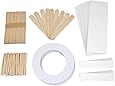JMT Assorted Waxing Strips Kit - 60 Large 60 Small Strips and Accessories