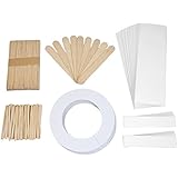 JMT Assorted Waxing Strips Kit - 60 Large 60 Small Strips and Accessories