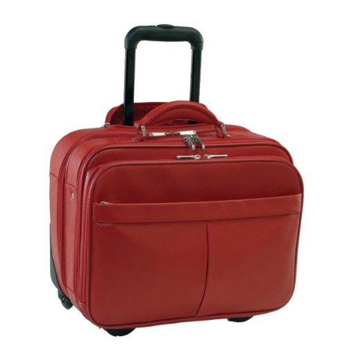 Royce Leather Ultimate ComputerCommuter Travel Case - Red On Sale