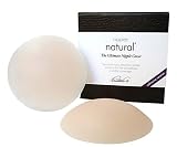 Nippies Skin - Reusable Natural Looking Ultra Thin Matte Silicone Nipple Cover Pasties - NON-ADHESIVE (forms to curves with body heat) - BEIGE