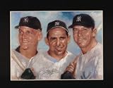 New York Yankees (Mickey Mantle, Yogi Berra, Roger Maris) Sports Poster Print - 16