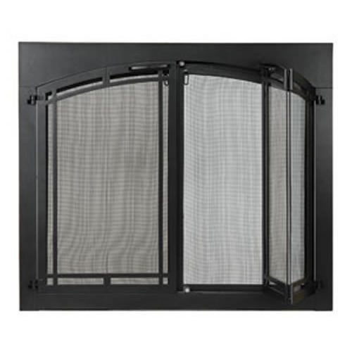 Windsor Bi-fold Door Size 29 H x 41 W Finish Graphite Powder Coated