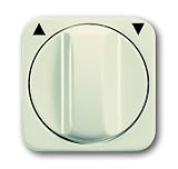 Busch-Jaeger 2542DR-212 Zentralscheibe mit Drehgriff, mit Aufdruck weiss 2542 DR-212