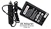 AC/DC travel digital video battery charger