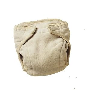 Engel Organic Cotton Fitted Diaper-Natural-50/56 (0-3mo)