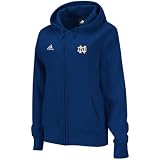 Notre Dame Fighting Irish Women's Navy adidas Primary Logo Full-Zip Hooded Sweatshirt
