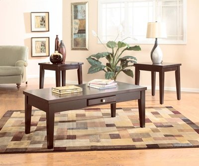 Welton Tribeca CLT234 3-PC Table Set with with coffee table and two e Welton Tribeca CLT234 3-PC Table Set with with coffee table and two e