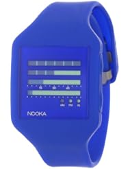 Nooka Unisex ZUB-ZENH-DB-20 Zub ZenH Deep Blue Polyurethane Watch