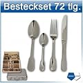 Besteckset im braunen Alukoffer