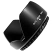 Mennon DC-s 72 Screw Mount 72mm Flower Lens Hood, Black