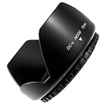 Mennon DC-s 72 Screw Mount 72mm Flower Lens Hood, Black