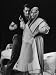 Actor Rock Hudson Moving in to Embrace Mae West During Rehearsal for 30th Annual Acad...