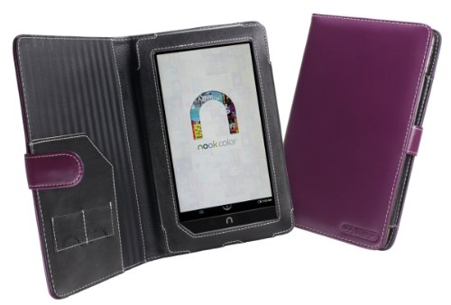 More of Cover-Up Barnes & Noble Nook Color / Nook Tablet Leather Case (Book Style) - Purple,get ebooks free,get free books,get free ebooks