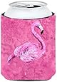 Flamingo on Pink Can or Bottle Beverage Insulator Hugger
