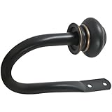 Decopolitan Urn Holdback Pair for Draperies, 1-Inch, Antique Bronze