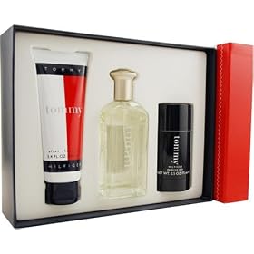 Tommy Hilfiger By Tommy Hilfiger For Men. Set-cologne Spray 3.4 OZ & Aftershave Balm 3.4 OZ & Deodorant Stick 2.5 OZ