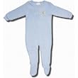 Disney "Tinkerbell" Soft Blue Terry Footed Sleeper for Toddlers