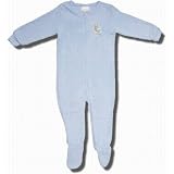 Disney "Tinkerbell" Soft Blue Terry Footed Sleeper for Toddler Girls