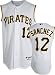 Freddy Sanchez Pittsburgh Pirates Home White Authentic MLB Jersey
