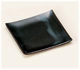 〔高取焼 和皿・洋皿〕 鬼丸雪山窯 飴釉 角銘々皿 5個組 〔キャッシュバックキャンペーン対象商品〕